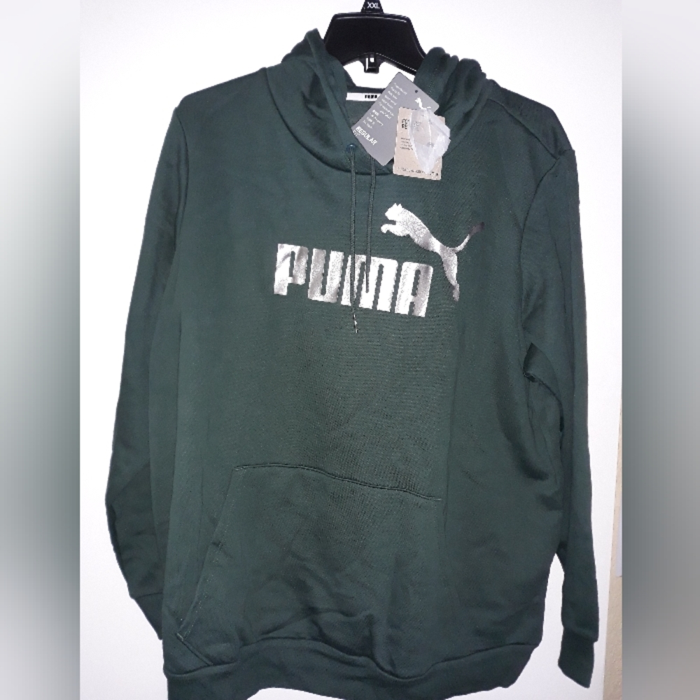 Women's Puma green hoodie size 2X